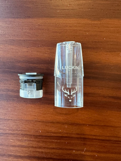 【LUCKIN幸運一代發光空彈】四彩發光一代空彈1.6ML 通配各類一代主機 綠紫黃紅四色發光 不漏油不飛油 適配6-8W功率主機 煙霧綿柔穩定