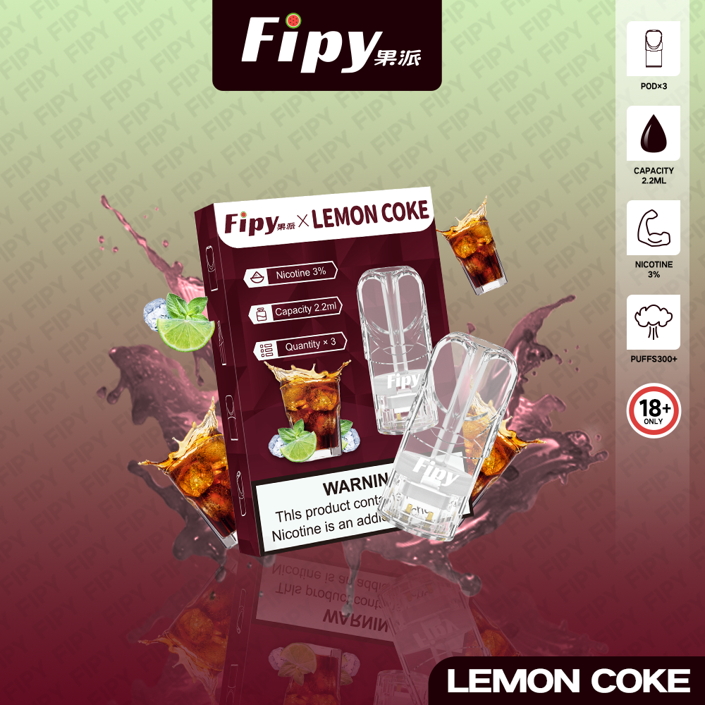 限時活動-【FIPY果派】果派一代煙彈 買3盒送1盒隨機口味/買6盒送一隻fipy普通主機/通配sp2s/lana等一代主機